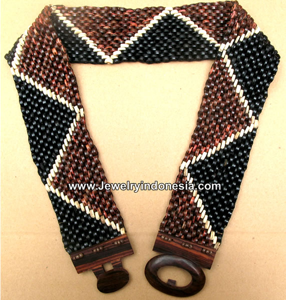 Elastic Belts Coconut Beads Fashion Belts