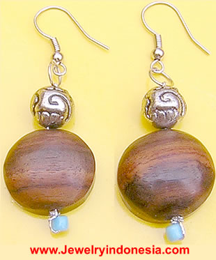 wooden earrings