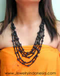 Resin Beads Necklace from Bali Indonesia