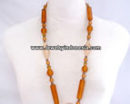 Recycle Glass Beads Necklaces