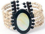 Necklace and bracelet jewelry set
