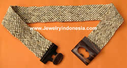 Coconut Shell Beads Belts Indonesia