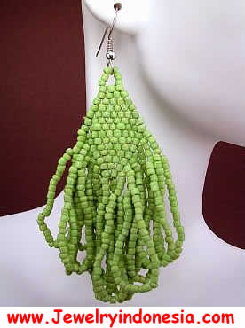 Bali beads earrings