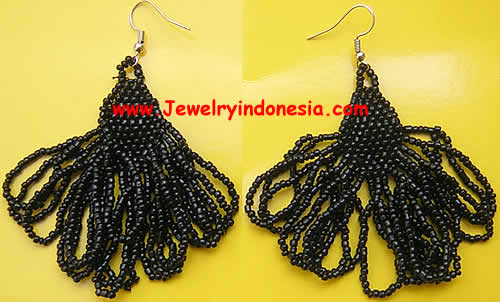 Beaded earrings from Bali