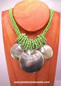 BEADS AND MOP SHELLS Beaded Necklaces with Mother of Pearl Shell