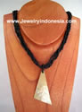Beads and Mother of Pearl Shell Necklace
