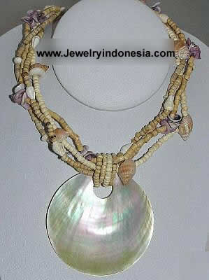Mother of online pearl shell pendant