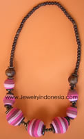 BALI WOOD BEADS NECKLACES