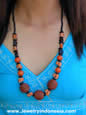 Glass Beads Necklaces Jewelry from Indonesia