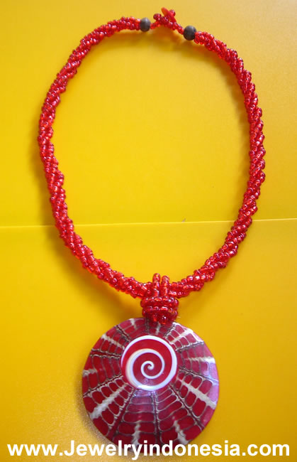 Beads And Resin Necklaces Bali