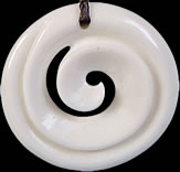 Carved Bone Necklaces from Bali Indonesia