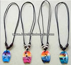 Airbrush Wood Surfing Necklaces Bali Indonesia