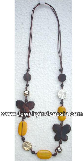 Glass Bead Necklace Bali