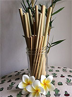 Bamboo straws from Indonesia. Organic and natural bamboo straws direct from bamboo straw factory