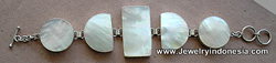 Bali Silver Shell Jewelry Bracelets