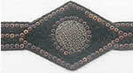 Large Belt made of Carved Coco Shell and Coconut Beads