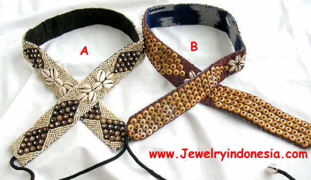 BELTS WITH SHELLS AND BEADS