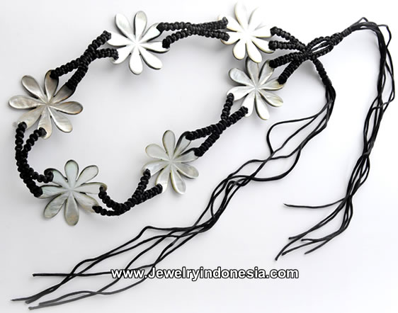 Tahiti Pearl Shell Fashion Belts from Bali