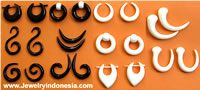 organic body piercing jewelry from Bali Bone Horn Piercing Jewelry