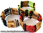 Bamboo Beads Bracelet Fashion Jewelry Bali