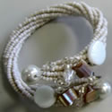 Beaded Bracelet with glasswork beads