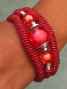 JiBrp16-16 Resin Beads Bangles Bracelets Fashion Jewellery Costume Jewellery Bali