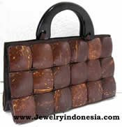 Coco Shell Handbags from Bali Indonesia Coconut Shell bags Manufacturer Company Exports Wholesaler Factory Exporter