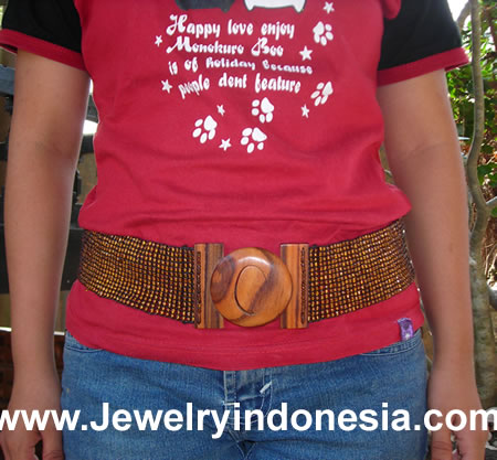 ELASTIC BEADS BELTS BALI INDONESIA