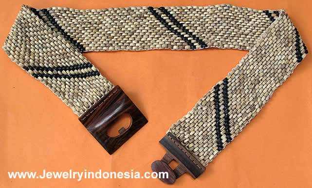 Coco Shell Beads Belts Bali Indonesia