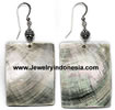 Mother of Pearl Shell Earrings from Bali Indonesia