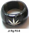 Wooden Ring with Silver Inlay