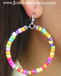 Natural Beads Earrings Bali