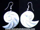 MOP Shell Earrings from Bali