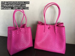 Recycled Woven Shopping Basket