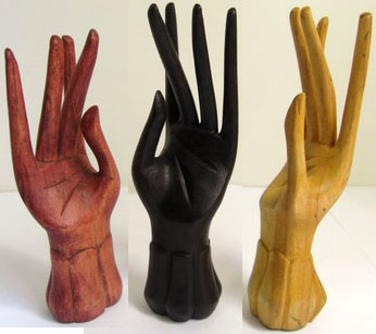 Wooden Hand from Bali Indonesia