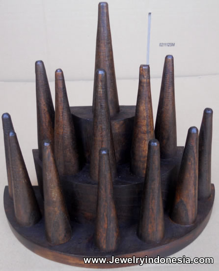 Wooden Ring Holders Jewelry Display Store Fixtures Retail Displays