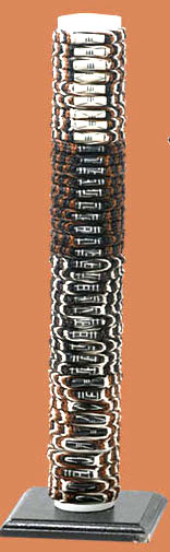 JiBRP35-5 Cord friendship bracelet with bone pendant. Bali fashion accessories. Cheap fashion jewelry from Bali.
