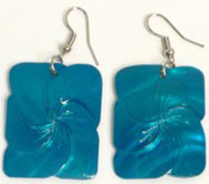 Mother of pearl shell earrings Bali