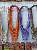 Jink1014-24 Beaded Necklaces Bali Indonesia 