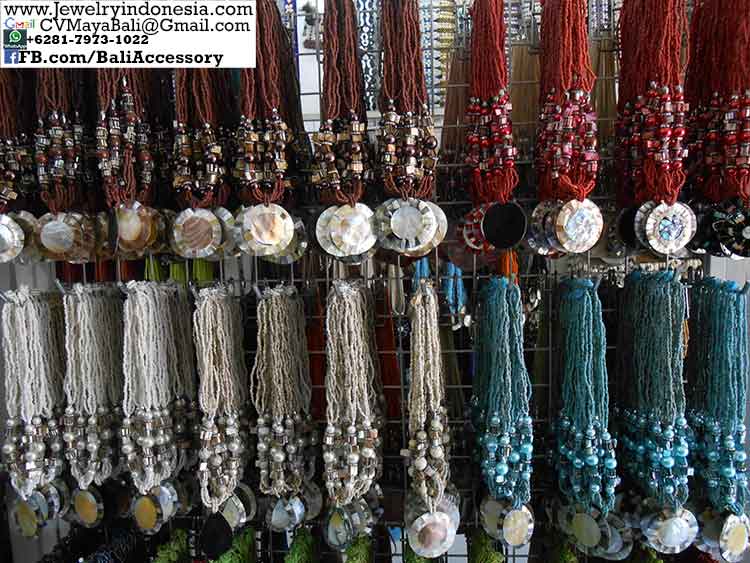 Resin Pendant Necklaces Bali