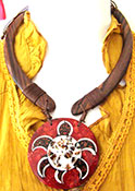 JiP24-9 Bali Wood Necklaces Accessories Wholesale