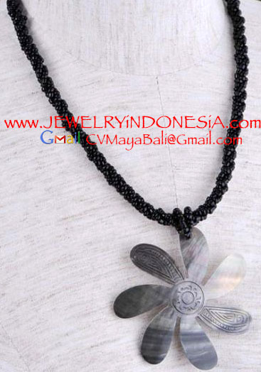 jip7-11 MOP Shell Necklaces Bali Fashion Jewelry