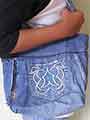 Recycled Jean Bags from Bali Indonesia Upcycled Denim Bags
