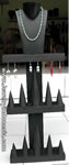 Wood Jewelry Display Earring Stands