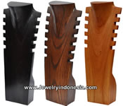 Wood Bust Jewelry Displays Necklace Holders Jewellery Stands Indonesia Bali Wooden Displays