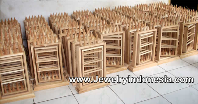 Jewelry Displays Wood Bali Jewellery Stands Rings Holders