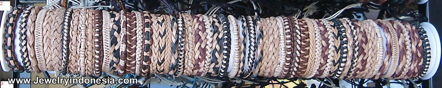 Leather Wristbands From Bali