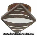 Resin and Wood Rings Costume Jewelry Bali Indonesia Fashion Accessories
