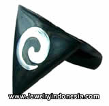 Resin and Wood Rings Costume Jewelry Bali Indonesia Fashion Accessories