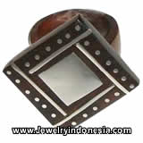 Resin and Wood Rings Costume Jewelry Bali Indonesia Fashion Accessories